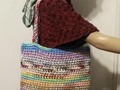 Large Tote Bag Market Bag Shopping Bag Mixed Colors Cotton via Etsy #SMILEtt23 #MothersDay…