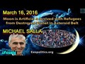 Michael Salla: MOON IS ARTIFICIAL & ARRIVED WITH REFUGEES FROM DESTROYED PLANET IN ASTEROID BELT