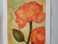 Original Watercolor Floral Painting via Etsy