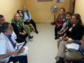 La ministra consejera de Salud EyraRuiz realiza una visita de cortesía en estos momentos a la sede de ANCEC en ci…