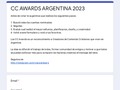 Scaloneta flopineta vótenme en los #ccawards