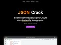 Looking to understand or explore some JSON? Just paste or upload to visualize it as a graph with JSON Crack 😍