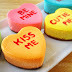Conversation Valentine Heart Cheesecakes