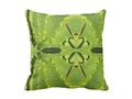 Abstract Cactus Cushion