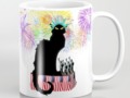 Lady Liberty - Patriotic Le Chat Noir Mug by #Gravityx9 #Society6 #spoofingthearts