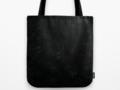 Black Crackling Pattern Tote Bag by #Gravityx9 #Society6  