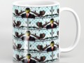 Ear Smoking Apple Guy Standing in the Man Rain Mug by #Gravityx9 #Society6 #spoofingthearts  