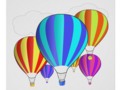 Colorful Hot Air Balloons Poster by #zazzle #hotairballoons -