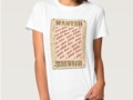WANTED Poster Photo Frame T-shirt by #Frames4you #gravityx9 #Zazzle -