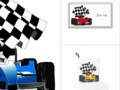 Vroom VRoom VROOM! On the way to the finish line! Race Cars with Checkered Flags #Gravityx9 #Sports4you #Zazzle -