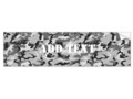 Urban Camouflage Pattern - Black & Grey Bumper Sticker by #Camouflage4you