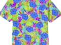 #HAWAIIAN BLUE FLOWERS PRINT ALL OVER TEE SHIRT at #PrintAllOverMe by #Gravityx9 #PAOM -