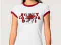 Happy Canada Day Flag Text Shirts by #gravityx9 #zazzle #canadaday