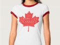 #CanadaDay Canadian Maple Leaf w/Text Tshirt by #gravityx9 #zazzle