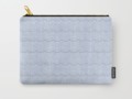 Serenity Blue Faux Lace Carry-All Pouch by #Gravityx9. Worldwide shipping available at #Society6 - 