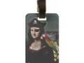 #MonaLisa Pirate Captain Bag Tag by #SpoofingTheArts #Pirate #Zazzle #Gravityx9 -