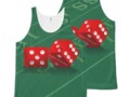 Craps Table With Las Vegas Dice All-Over Print Tank Top by #LasVegasIcons