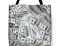 Money Bag! $$ It's all about the Benjamin$! Fun Tote Bag ~ Money Bags! #FineArtAmerica #Gravityx9 -