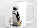 Little Mascot Hockey Player Penguin ---