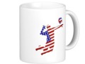 All-American Volleyball Player Coffee Mug