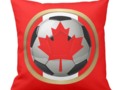 Canadian Soccer Ball Pillow by #gravityx9 #Sports4you -