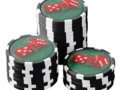 Craps Table With Las Vegas Dice Poker Chips Set