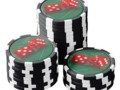 Craps Table With Las Vegas Dice Poker Chips Set