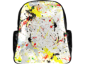 Yellow & Black Paint Splatter Multi-Pockets #BacktoSchool #Backpack #Artsadd #Gravityx9 -