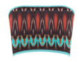 K172 Wood and Turquoise #Abstract Bandeau Top #Artsadd #Gravityx9 -