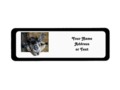 Nosy #Goat Looking Out Return Address Label #Zazzle