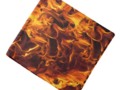 HOT, HOT, HOT! Red hot, orange and yellow flaming hot fire pattern covers this product!