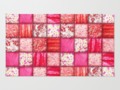 Faux Pink #Patchwork #Quilting Throw Rug by #gravityx9 #Society6 #homeDecor -