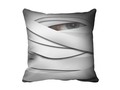 Scary Creepy Halloween One Eyed Mummy Throw Pillow