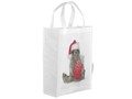 Christmas Santa Raccoon Bandit Grocery Bags