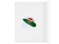 #gravityx9 Frog Dashing Through the Snow on a Lily Pad Card:    ... #ilovexmas