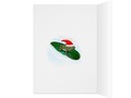 #gravityx9 Frog Dashing Through the Snow on a Lily Pad Card: ... #ilovexmas