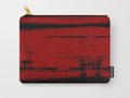 Black Grunge on Red Carry-All Pouch by #Gravityx9. Worldwide shipping available at #Society6 -