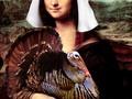 MONA LISA THANKSGIVING Greeting Cards, Prints, Home Decor at #Pixels #FineArtAmerica #Gravityx9 #spoofingthearts -