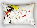 Paint Splatter Rectangular Pillow by #Gravityx9. Worldwide shipping available at #Society6 -