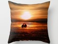 #Seagulls - Lovebirds at Sunset Throw Pillow by#Gravityx9 #Society6