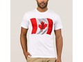 Canadian Flag Waving T-Shirt