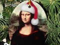 #iLoveXmas! Celebrate the Christmas Season with a Mona Lisa Christmas Ornament at #SpoofingTheArts \ #Zazzle! -