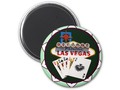 - Las Vegas Sign & Cards Poker Chip 2 Inch Round Magnet #LasVegasIcons #Gravityx9 #Zazzle -