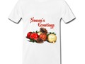 Baubles & Pine Cones with Seasons Greetings Christmas T-Shirts, gifts & more at #Spreadshirt #Gravityx9 -