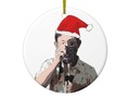 - Holiday Photographer Ceramic Ornament by I_Love_Xmas