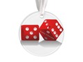 Las Vegas Red Dice Ornament #lasvegasicons #Gravityx9 -