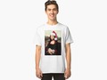 - Mona Lisa Wearing a Santa Hat Classic T-Shirts - #Redbubble #I_love_xmas