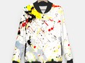 Paint Splatter Baseball Jacket Baseball Style Jacket at #LiveHeroes by #Gravityx9 -