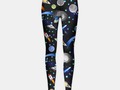 Galaxy Universe Girl's Leggings #LiveHeroes #Gravityx9 -