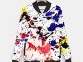 Big Splashes Paint Splatter Baseball Style Jacket at #LiveHeroes by #Gravityx9 -